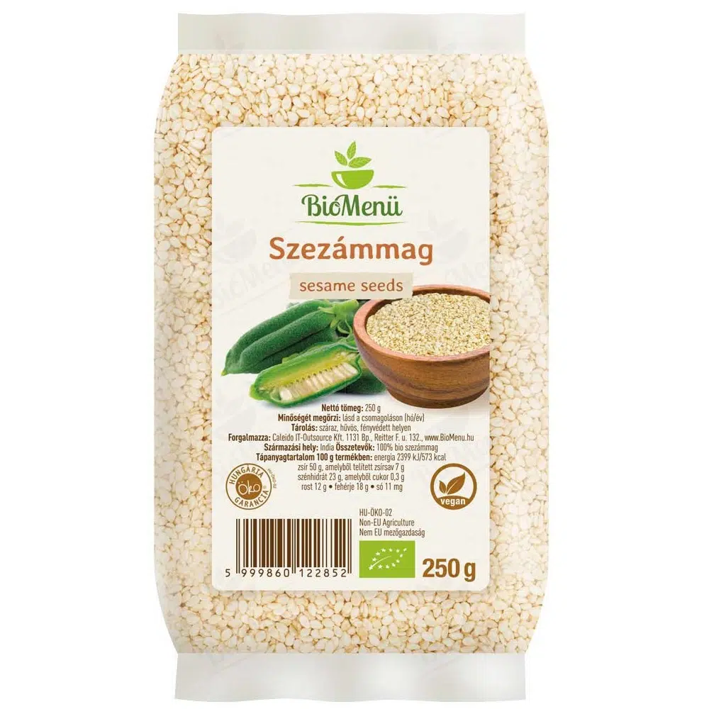 Biomenü bio Szezámmag - 250g 1 Biomenü Bio Szezámmag - 250mg