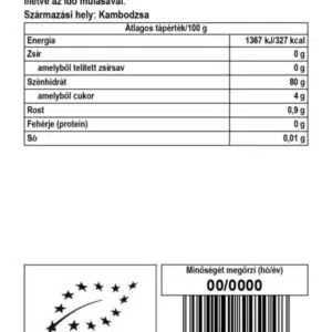 Biomenü Bio Tápiókaliszt - 500g 3 Biomenü Bio Tápiókaliszt - 500g - Image 2