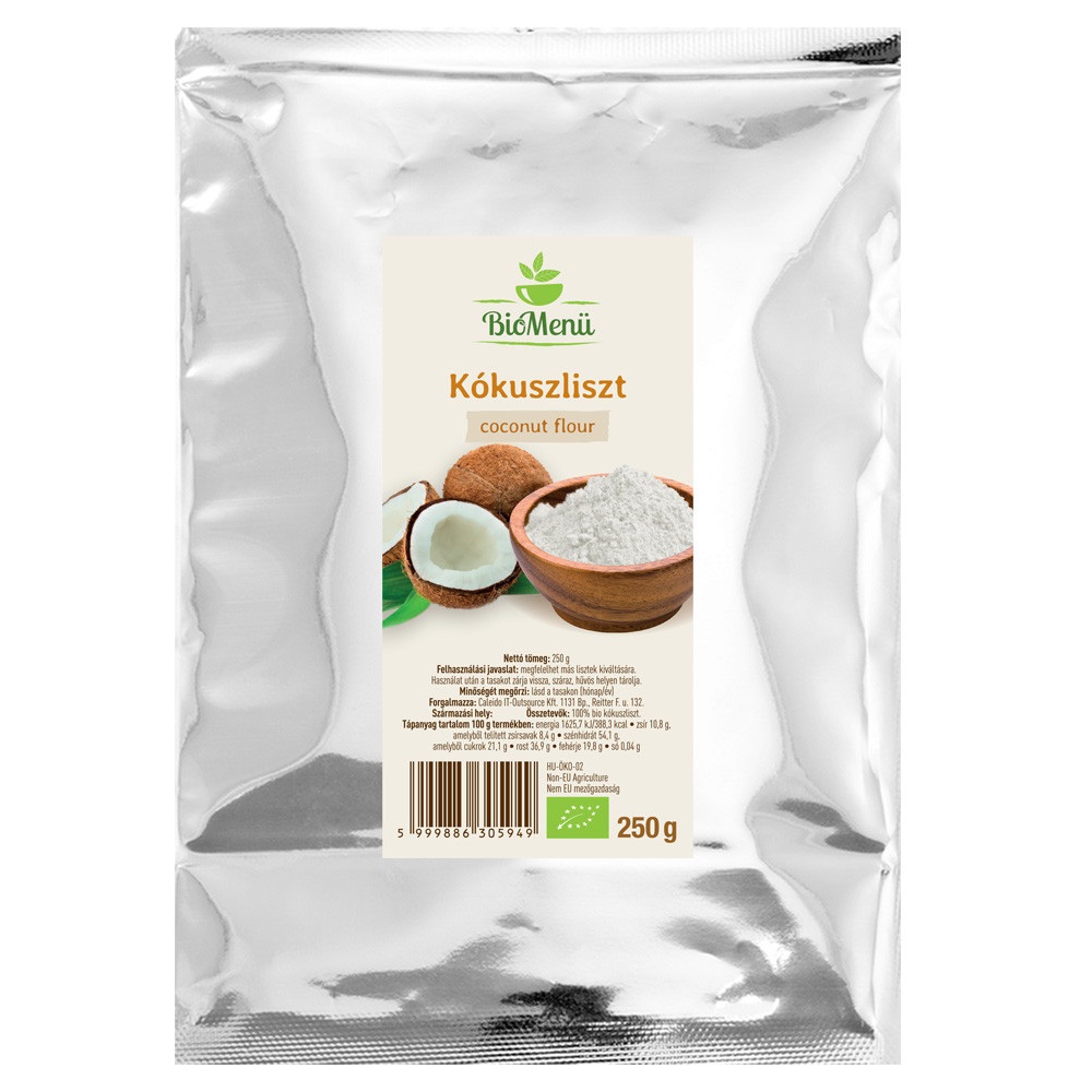 Biomenü Bio kókuszliszt - 250g 1 Biomenü bio kókuszliszt - 250g