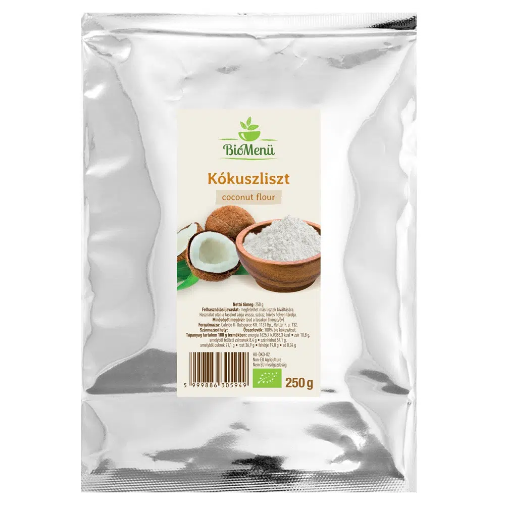 Biomenü Bio kókuszliszt - 250g 1 Biomenü bio kókuszliszt - 250g