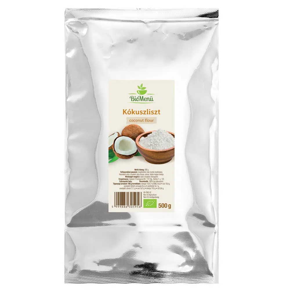 Biomenü Bio kókuszliszt - 500g 1 Biomenü bio kókuszliszt - 500g