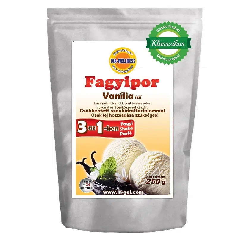 Dia-wellness fagylaltpor vanília - 250g 1 Dia-wellness fagylaltpor vanília - 250g