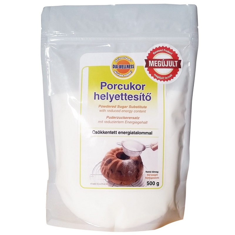 Dia-wellness porcukor-helyettesítő - 500g 1 Dia-wellness porcukor-helyettesítő - 500g