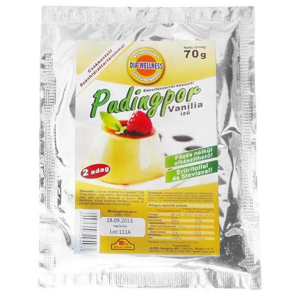 Dia-wellness hideg puding vanília - 70g 1 Dia-wellness hideg puding vanília - 70g