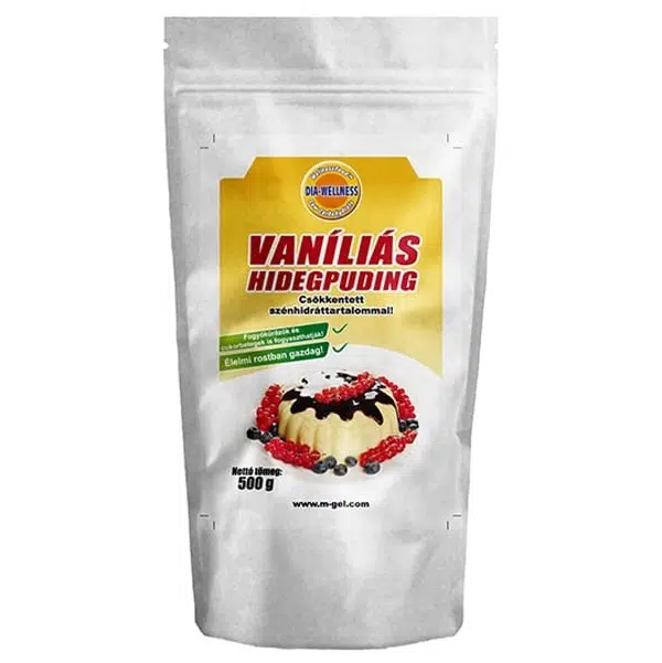 Dia-wellness vaníliás hidegpudingpor - 500g 1 Dia-wellness vaníliás hidegpudingpor - 500g