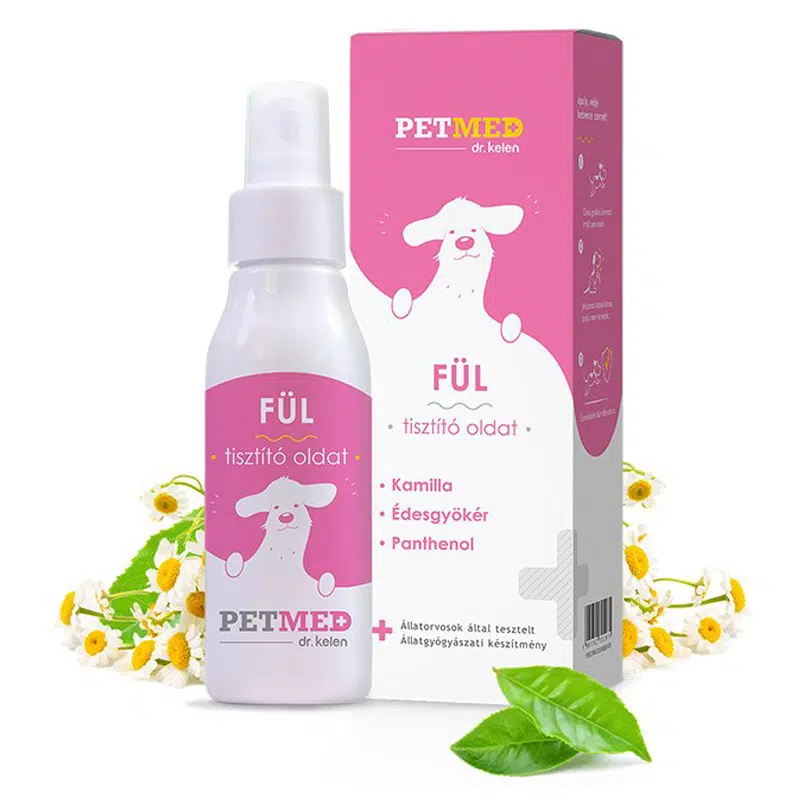Dr. Kelen PETMED Fül tisztító oldat - 75ml 1 Dr. Kelen PETMED Fül tisztító oldat - 75ml