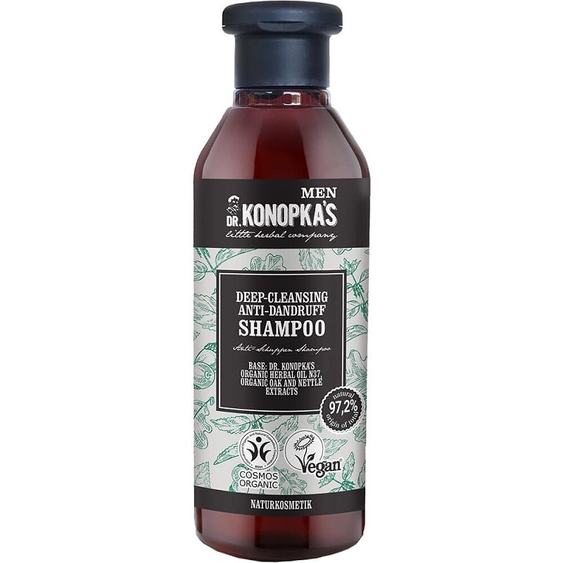 Dr. Konopka's MEN Mélytisztító korpásodás elleni sampon - 280ml 1 Dr. Konopka's MEN Mélytisztító korpásodás elleni sampon - 280ml