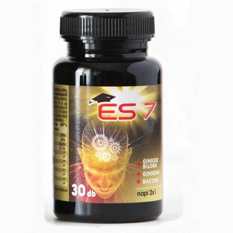 ES7 Agyserkentő tabletta - 30db 1 ES7 Agyserkentő tabletta - 30db