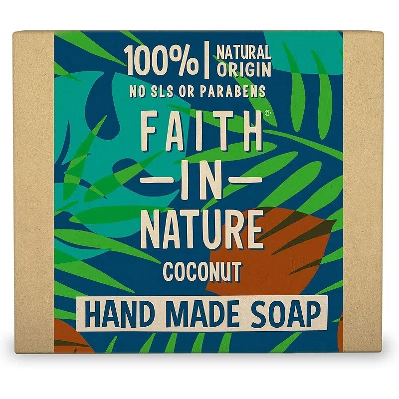 Faith in Nature Kókusz szappan - 100g 1 Faith in Nature Kókusz szappan - 100g