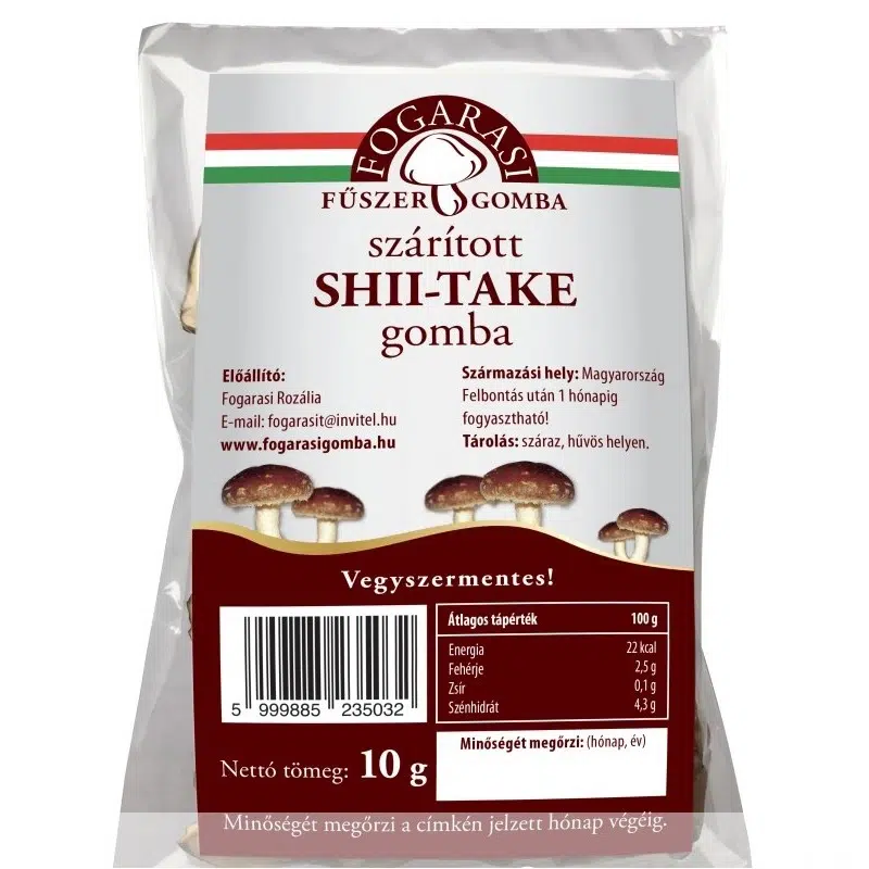 Fogarasi Shii-Take gomba - 10g 1 Fogarasi Shii-Take gomba - 10g