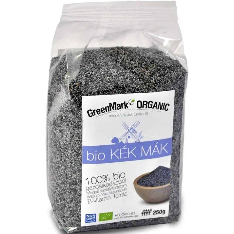 GreenMark bio kék mák - 250g 1 GreenMark bio kék mák - 250g