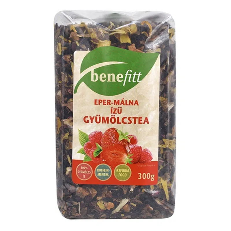 Interherb Benefitt eper-málna ízű tea - 300g 1 Interherb Benefitt eper-málna ízű tea - 300g