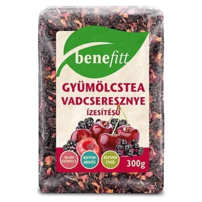 Interherb Benefitt vadcseresznye ízű gyümölcstea - 300g 1 Interherb Benefitt vadcseresznye ízű gyümölcstea - 300g