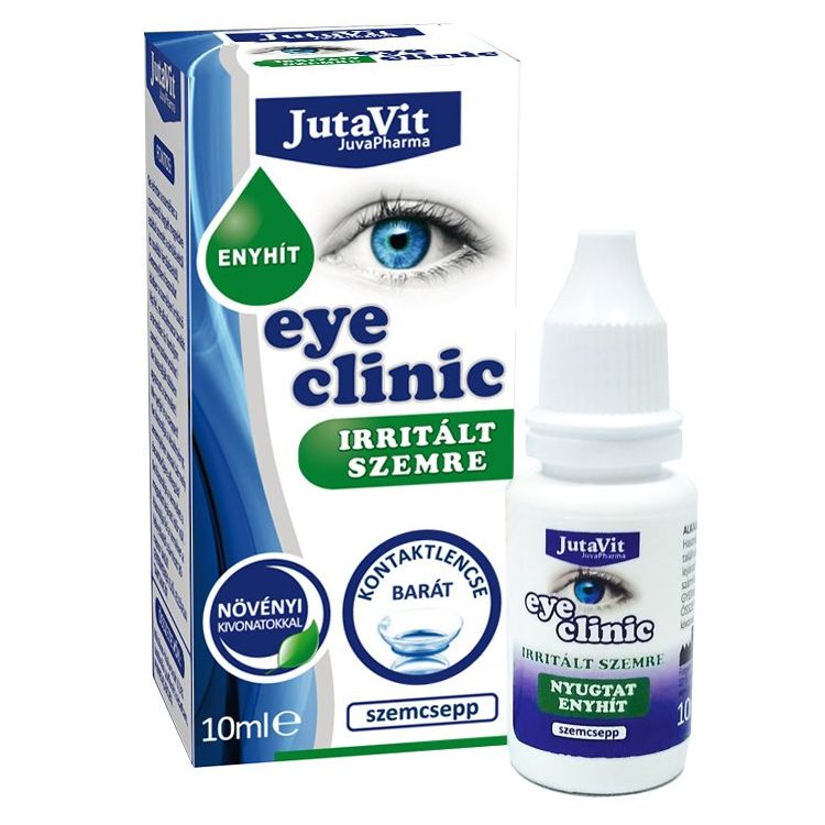 JutaVit Eye Clinic irritált szemre szemcsepp - 10 ml 1 JutaVit Eye Clinic irritált szemre szemcsepp - 10 ml