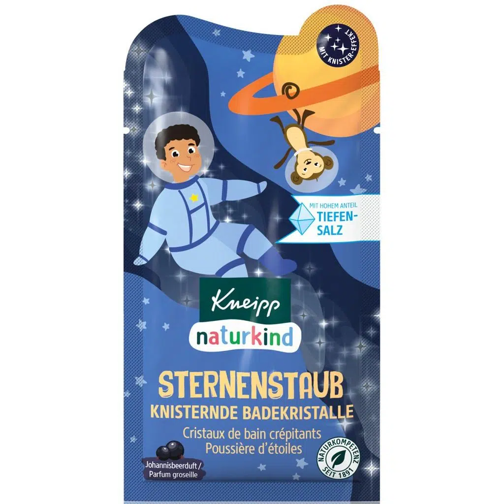 Kneipp Naturkind Pattogó Fürdőkristály - Csillagpor - 60g 1 Kneipp Naturkind Pattogó Fürdőkristály - Csillagpor - 60g