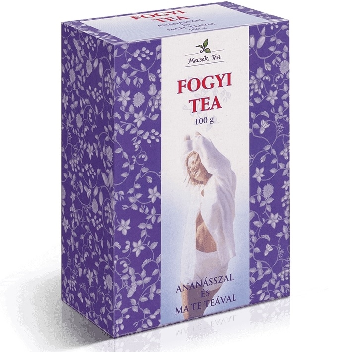 Mecsek fogyi tea ananásszal és maté teával - 100 g 1 Mecsek fogyi tea ananásszal és maté teával – 100 g