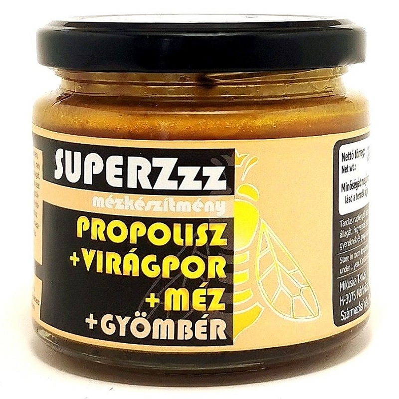 Mézzz SUPERZzz Gyömbéres - mézkészítmény - 250g 1 Mézzz SUPERZzz Gyömbéres - mézkészítmény - 250g