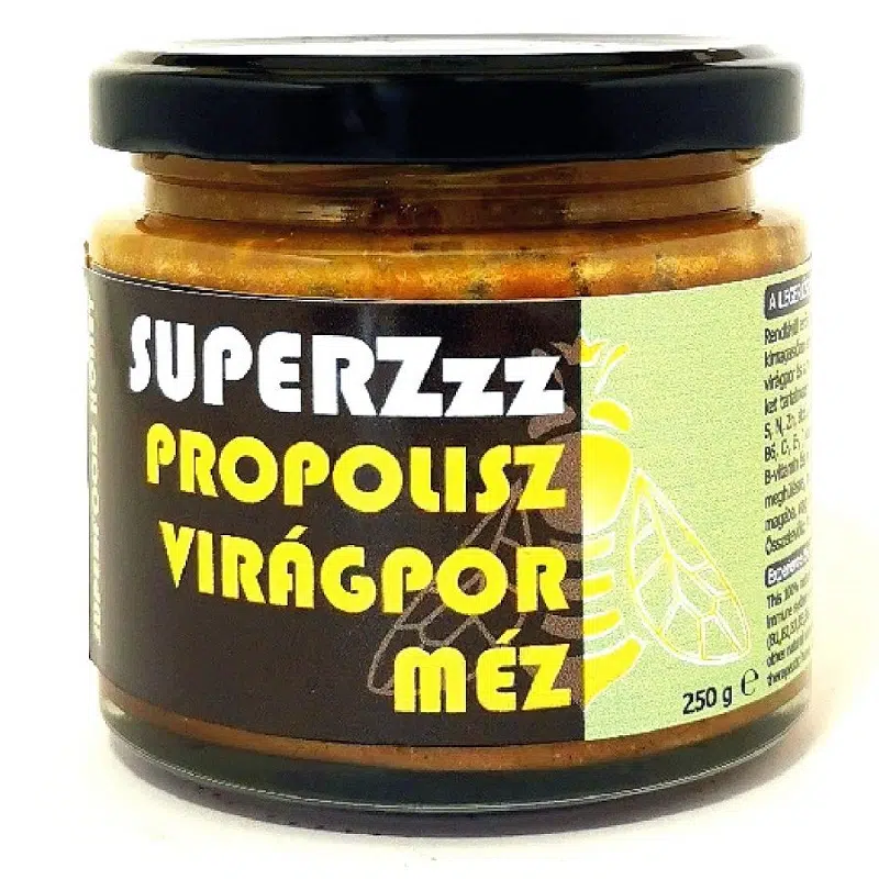 Mézzz SUPERZzz Natúr - mézkészítmény - 250g 1 Mézzz SUPERZzz Natúr - mézkészítmény - 250g