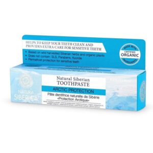Natura Siberica Arctic Protection fluoridmentes fogkrém érzékeny fogakra - 100g