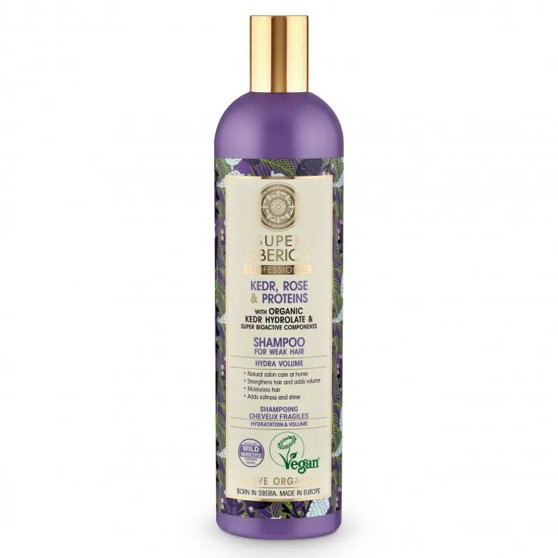 Natura Siberica Hidratáló dúsító sampon gyenge hajra - 400ml 1 Natura Siberica Hidratáló dúsító sampon gyenge hajra - 400ml
