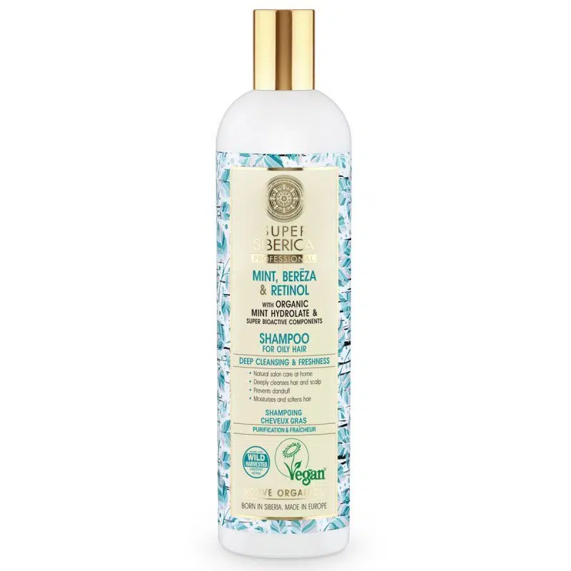Natura Siberica Mélytisztító frissítő sampon zsíros hajra - 400ml 1 Natura Siberica Mélytisztító frissítő sampon zsíros hajra - 400ml
