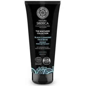 Natura Siberica Northern Collection fekete arctisztító maszk száraz és érzékeny bőrre - 80ml