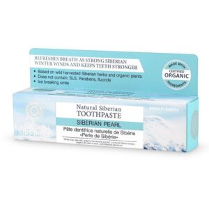 Natura Siberica Siberian Pearl fluoridmentes erősítő fogkrém - 100g