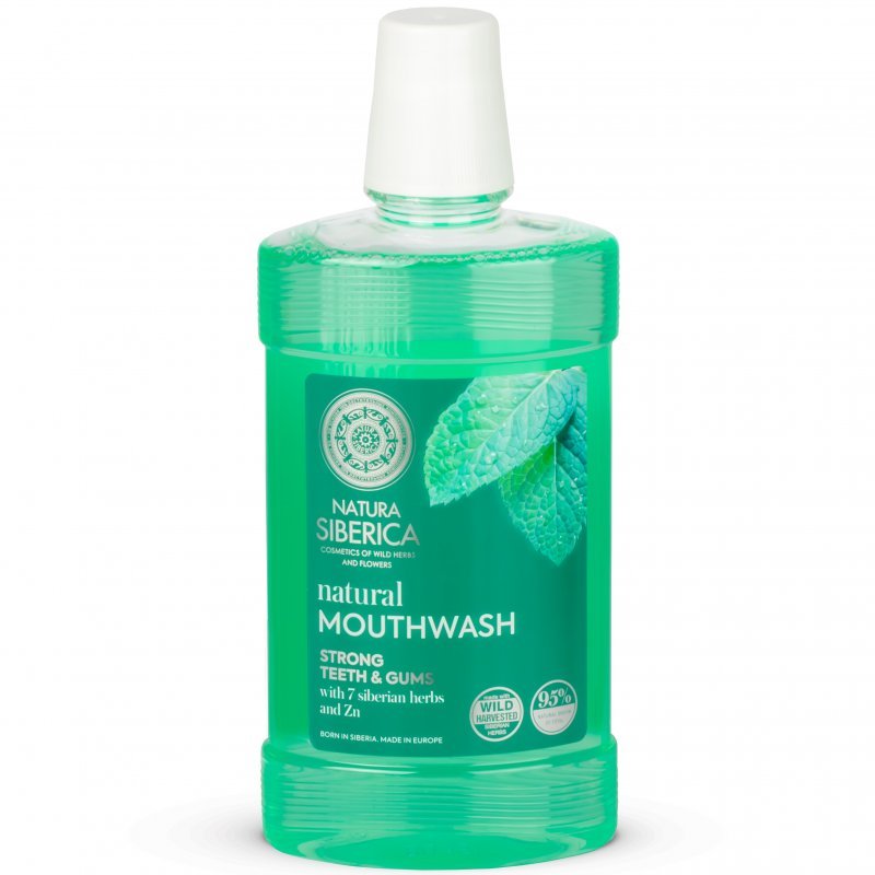 Natura Siberica Természetes Szájvíz Erős fogak és íny 7 szibériai gyógynövénnyel és cinkkel - 520ml 1 Natura Siberica Természetes Szájvíz Erős fogak és íny 7 szibériai gyógynövénnyel és cinkkel - 520ml