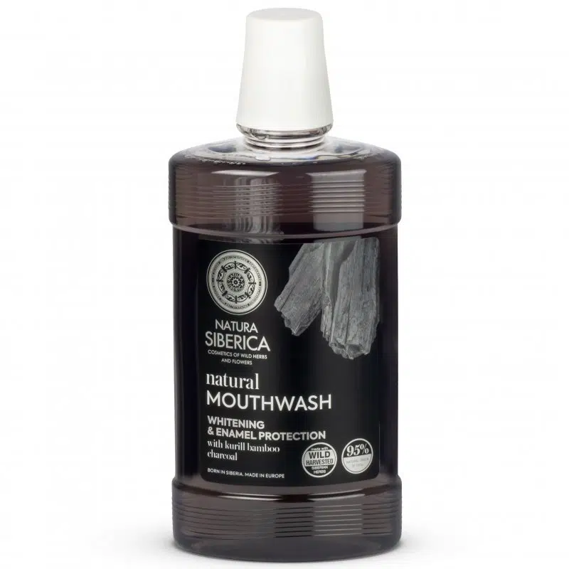 Natura Siberica Természetes Szájvíz fehérítő és zománcvédő kuril bambusz-szénnel - 520ml 1 Natura Siberica Természetes Szájvíz fehérítő és zománcvédő kuril bambusz-szénnel - 520ml