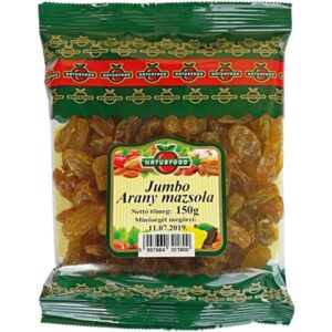 Naturfood Jumbo arany mazsola - 150g