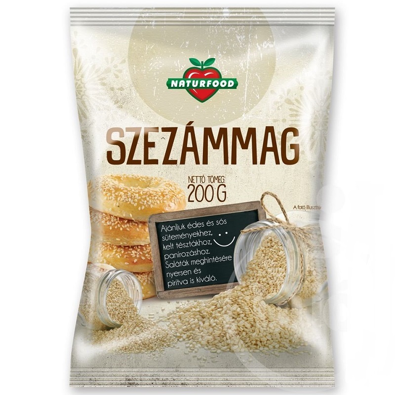 Naturfood szezámmag 200 g 1 Naturfood Szezámmag - 200 g