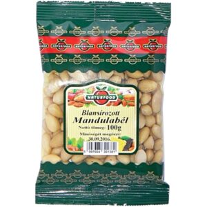 Naturfood blansírozott mandulabél - 100g