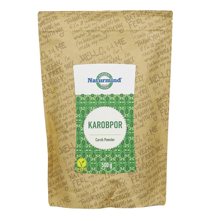 Naturmind Karobpor - 500g 1 Naturmind Karobpor - 500g