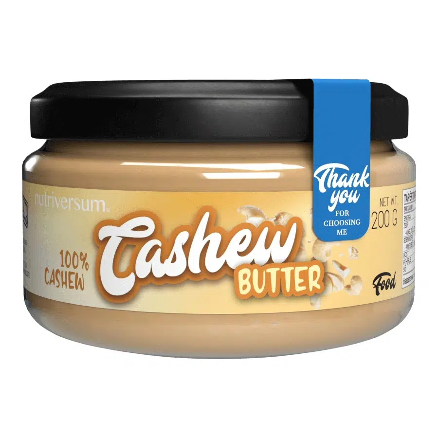 Nutriversum FOOD Cashew Butter - kesudióvaj - 200g 1 Nutriversum FOOD Cashew Butter - kesudióvaj - 200g