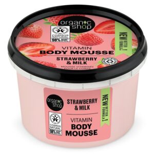 Organic Shop "Eper joghurt" testápoló mousse - 250ml
