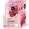Organic Shop Feszesítő fátyolmaszk szőlővel és növényi kollagénnel - 25g