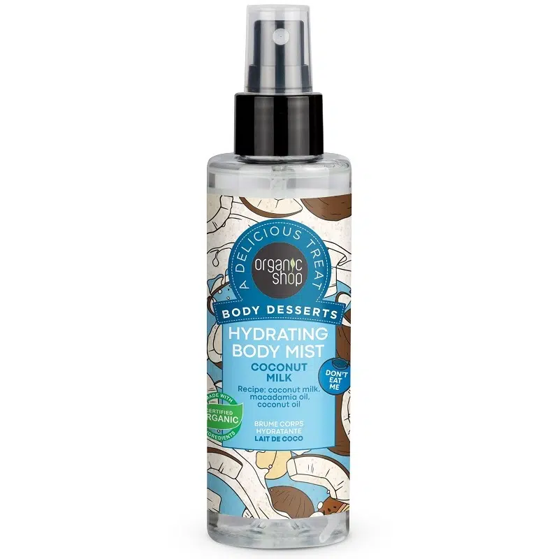 Organic Shop Kókuszvizes hidratáló testpermet - 200ml 1 Organic Shop Kókuszvizes hidratáló testpermet - 200ml