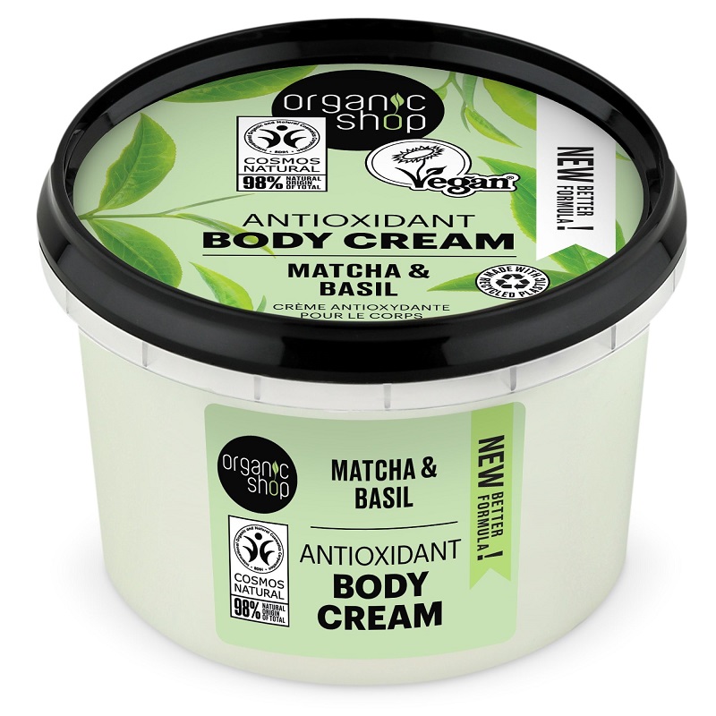 Organic Shop Matcha Mojito frissítő testradír matcha-val és lime-mal - 250ml 1 Organic Shop Matcha Mojito frissítő testradír matcha-val és lime-mal - 250ml