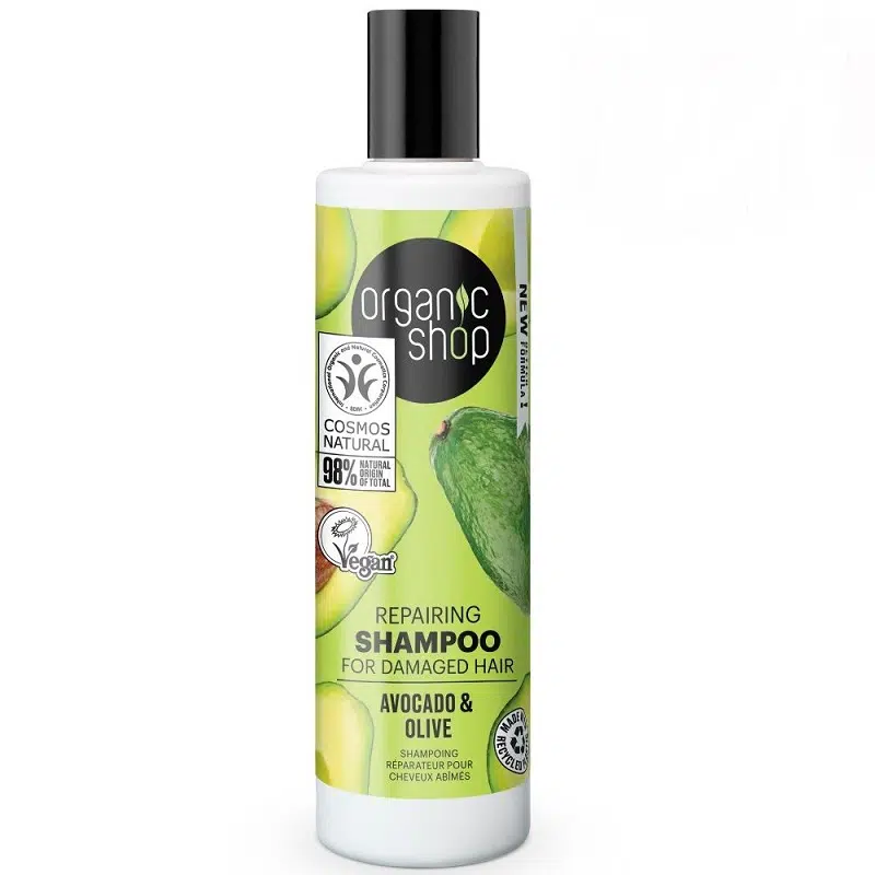 Organic Shop Regeneráló sampon avokádóval és olívával - 280ml 1 Organic Shop Regeneráló sampon avokádóval és olívával - 280ml