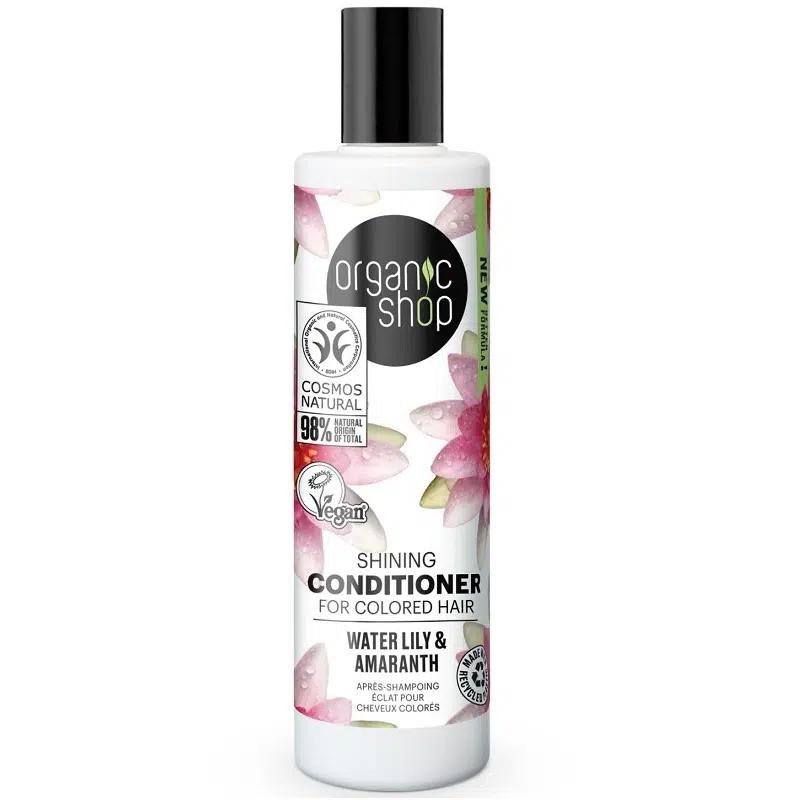 Organic Shop Shine selyemfény balzsam vízililiommal és amaránttal - 280ml 1 Organic Shop Shine selyemfény balzsam vízililiommal és amaránttal - 280ml