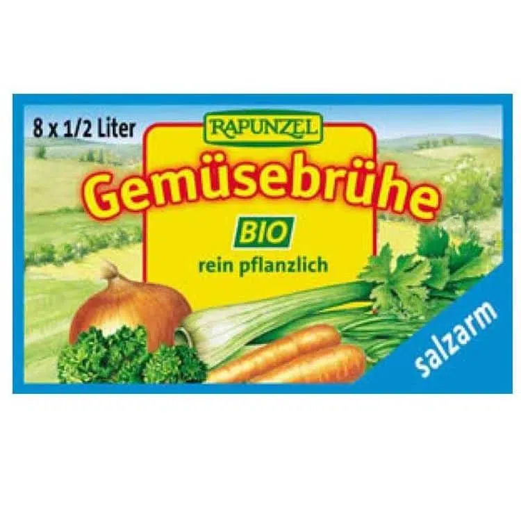 Rapunzel BIO Zöldségleveskocka sószegény - 8db 1 Rapunzel BIO Zöldségleveskocka sószegény - 8db