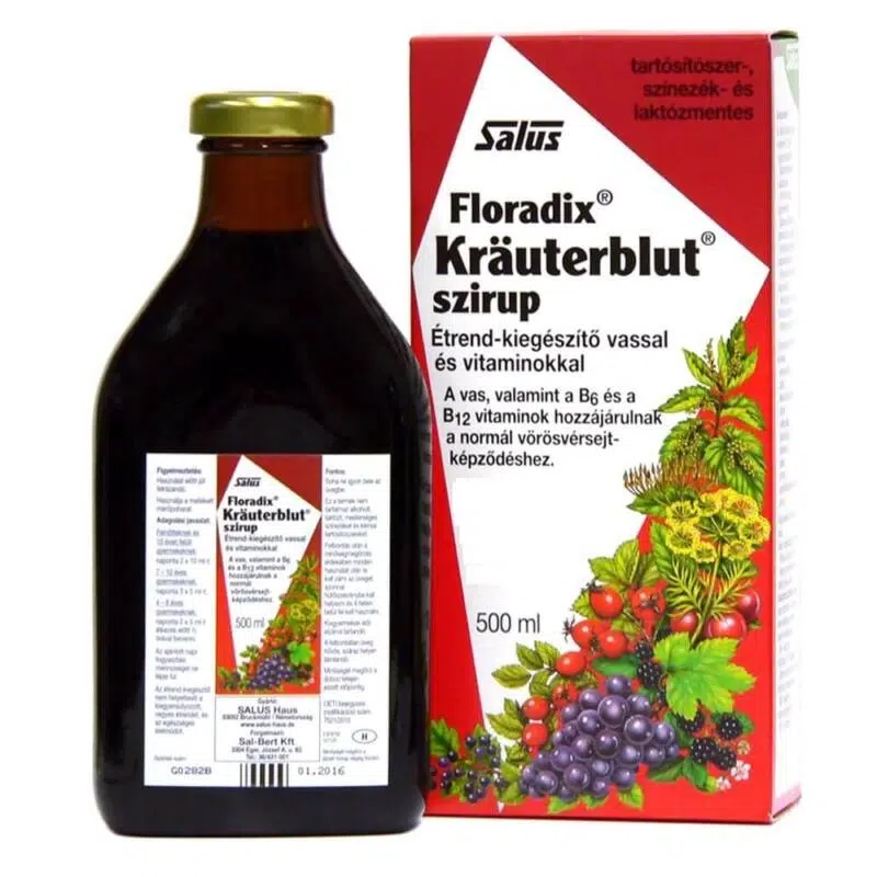 Salus Floradix Kräuterblut szirup - 500ml 1 Salus Floradix Krauterblut szirup - 500ml