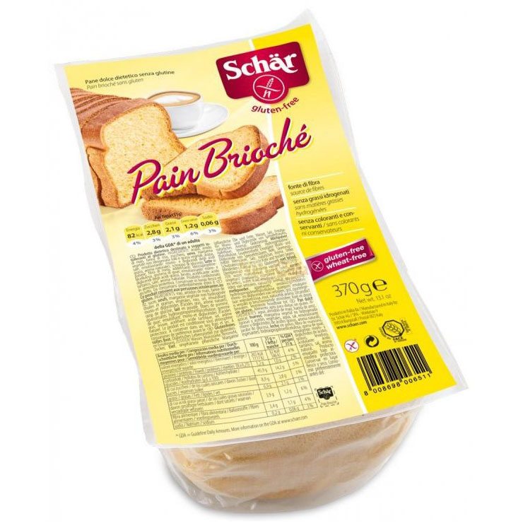 Schr gluténmentes édes pain brioché kenyér - 370g 1 Schr gluténmentes édes pain brioché kenyér - 370g