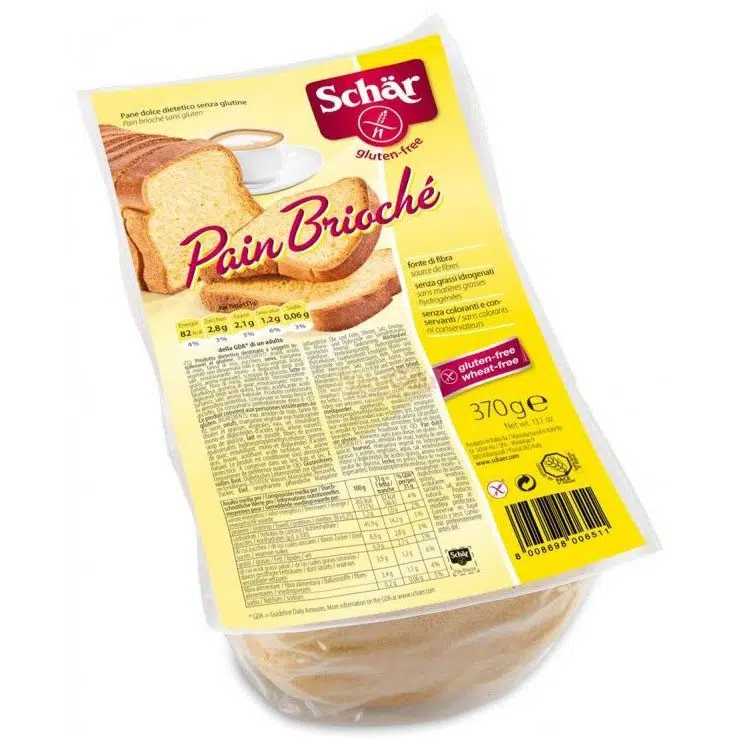 Schr gluténmentes édes pain brioché kenyér - 370g 1 Schr gluténmentes édes pain brioché kenyér - 370g