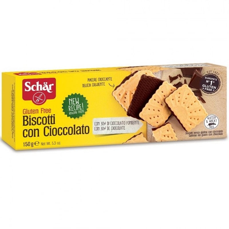 Schr gluténmentes keksz csokoládés biscotti - 150g 1 Schr gluténmentes keksz csokoládés biscotti - 150g
