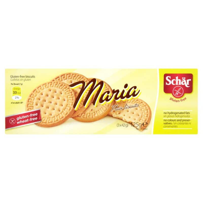 Schr gluténmentes maria natúr keksz - 125g 1 Schr gluténmentes maria natúr keksz - 125g