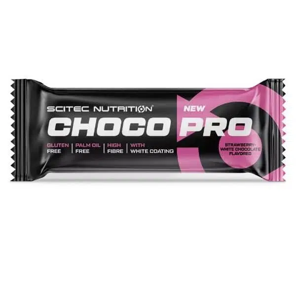 Scitec Nutrition Choco Pro eper-fehércsoki szelet - 50g 1 Scitec Nutrition Choco Pro eper-fehércsoki szelet - 50g