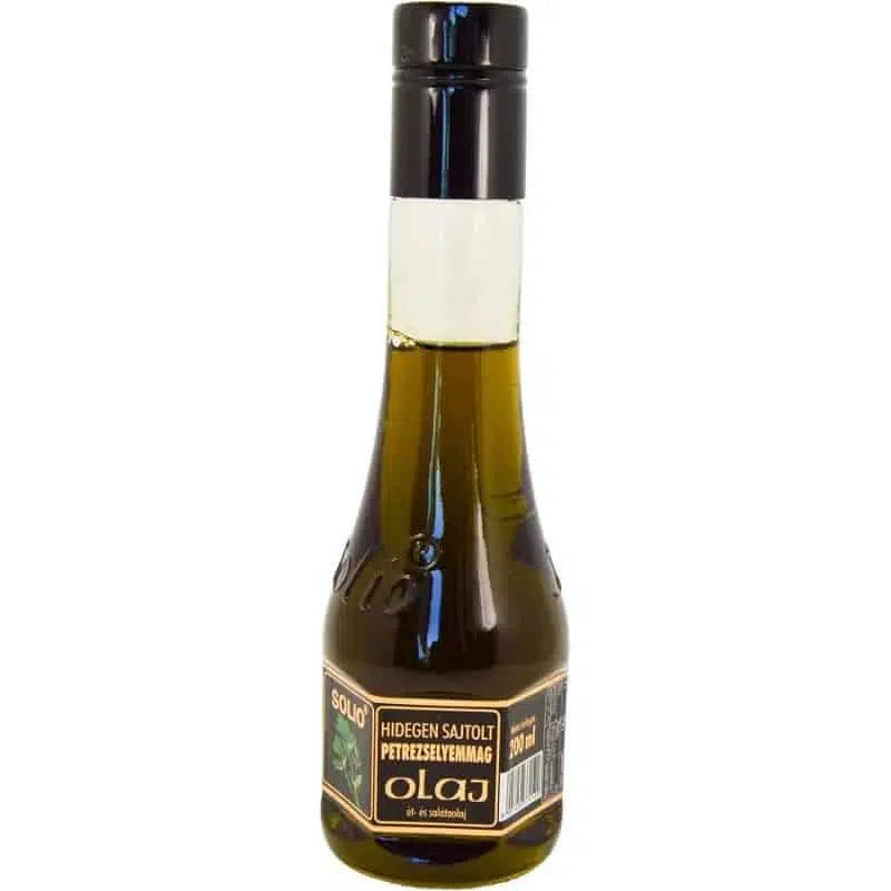 Solio Hidegen sajtolt petrezselyemmag olaj - 200ml 1 Solio Hidegen sajtolt petrezselyemmag olaj - 200ml