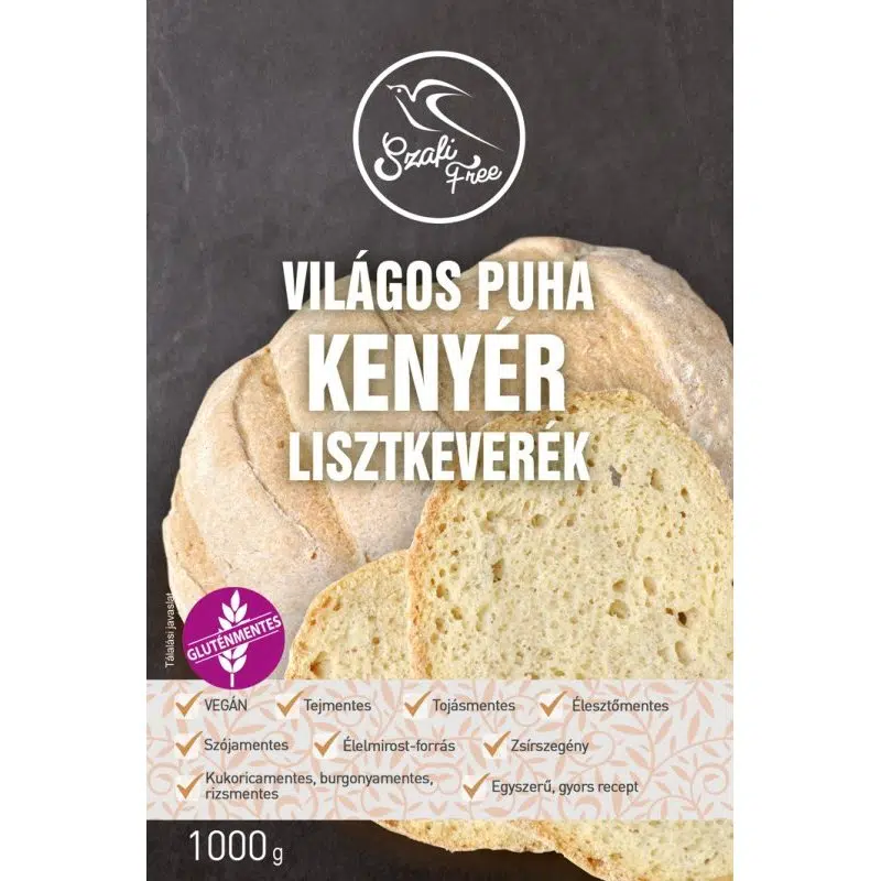 Szafi Free Lisztkeverék világos puha kenyér - 1000g 1 Szafi Free Lisztkeverék világos puha kenyér - 1000g