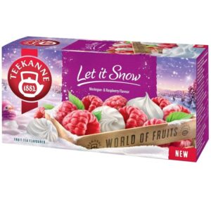 Teekanne Let it snow málna&habcsók tea – 20 filter